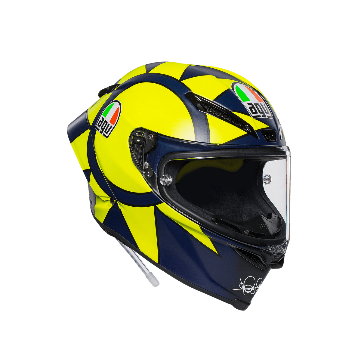 agv goldfish rossi helmet K3 Winter Test 2019 Street Helmet-M : Sports & Outdoors including two rear extractors and five front vents with metal air vents AGV Pista GP Sun &