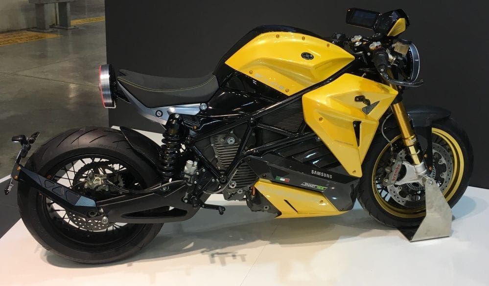 Energica and Samsung’s futuristic ELECTRIC prototype. The Bolid-E Smart Ride.