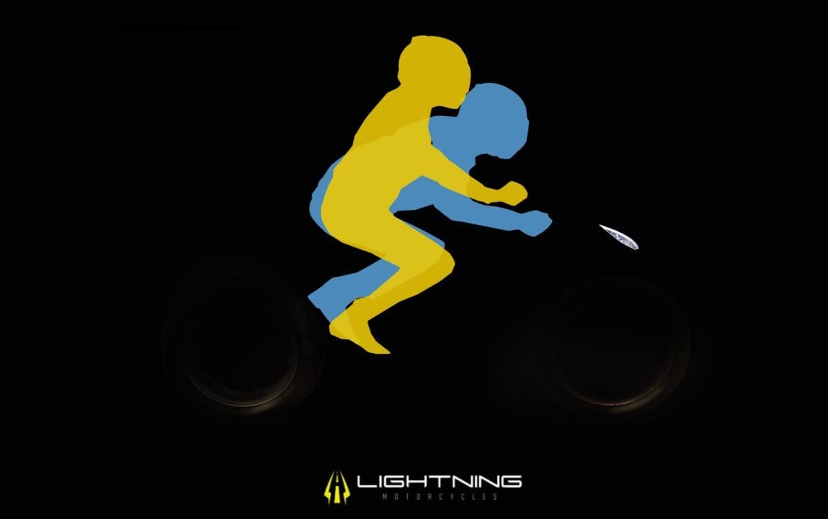 Lightning Motorcycle TEASES its latest model; the Strike. Shows off RELAXED riding position.