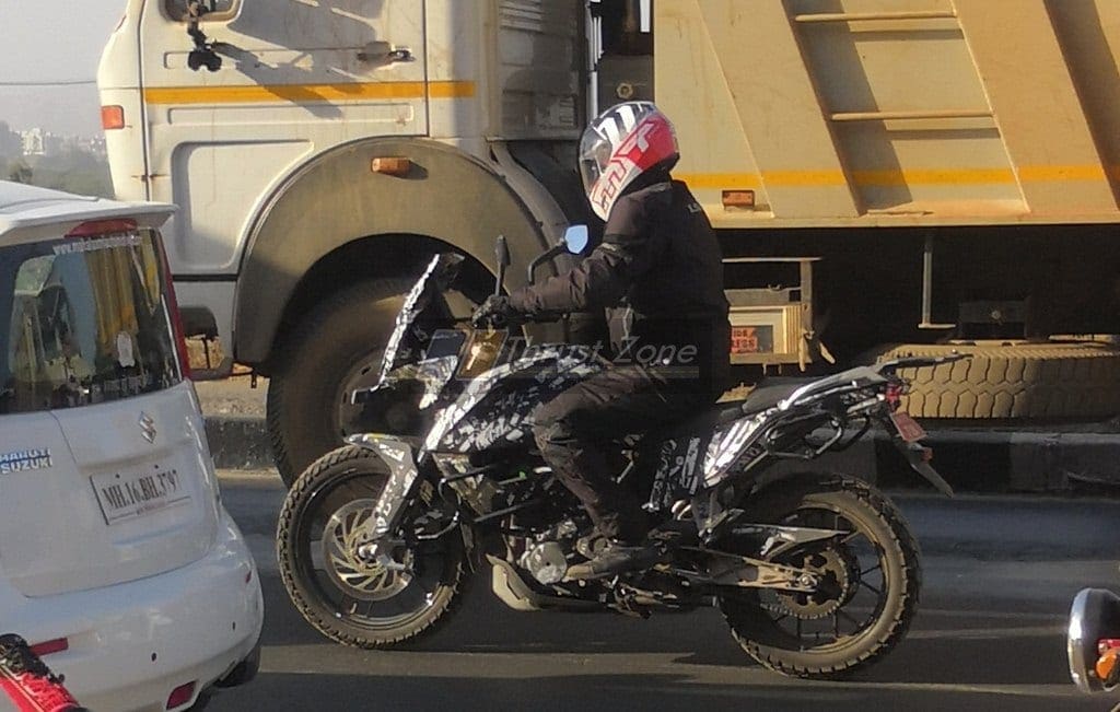 GOTCHA: Here’s the latest photo of KTM’s 390 Adventure prototype undergoing Indian road tests