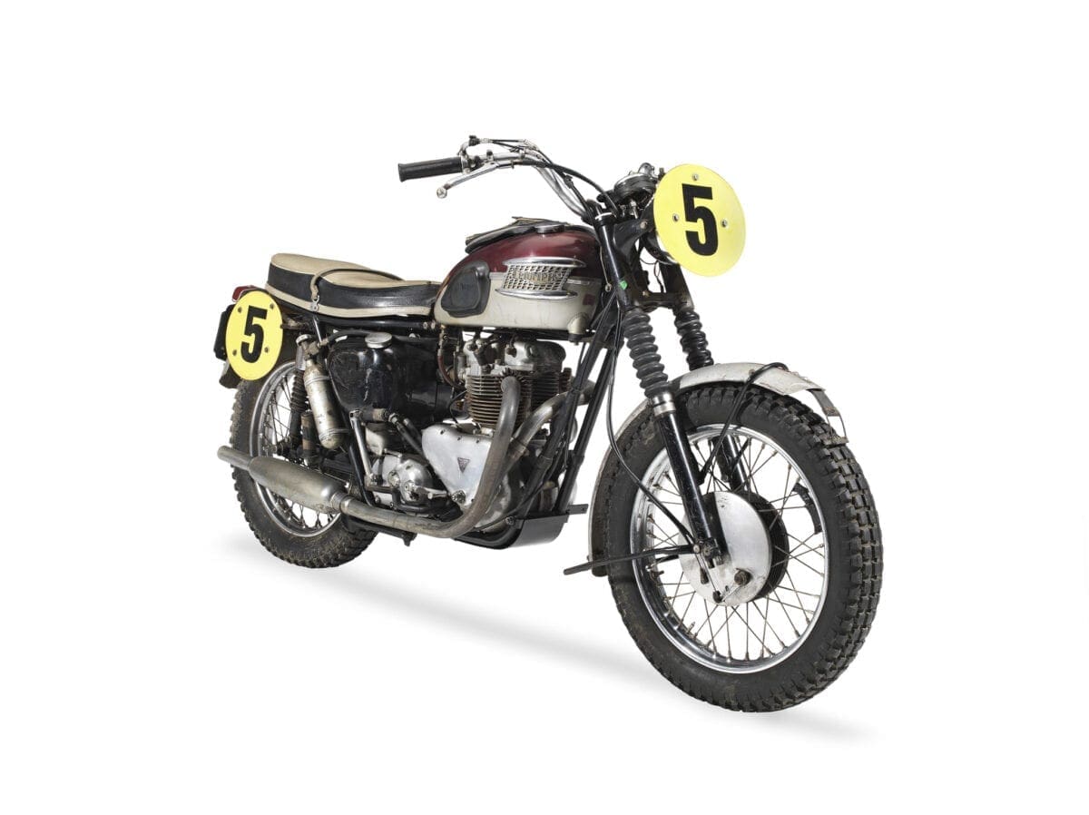 Bud Ekins ISDT-winning TRIUMPH TR6SS sells for £97,750!