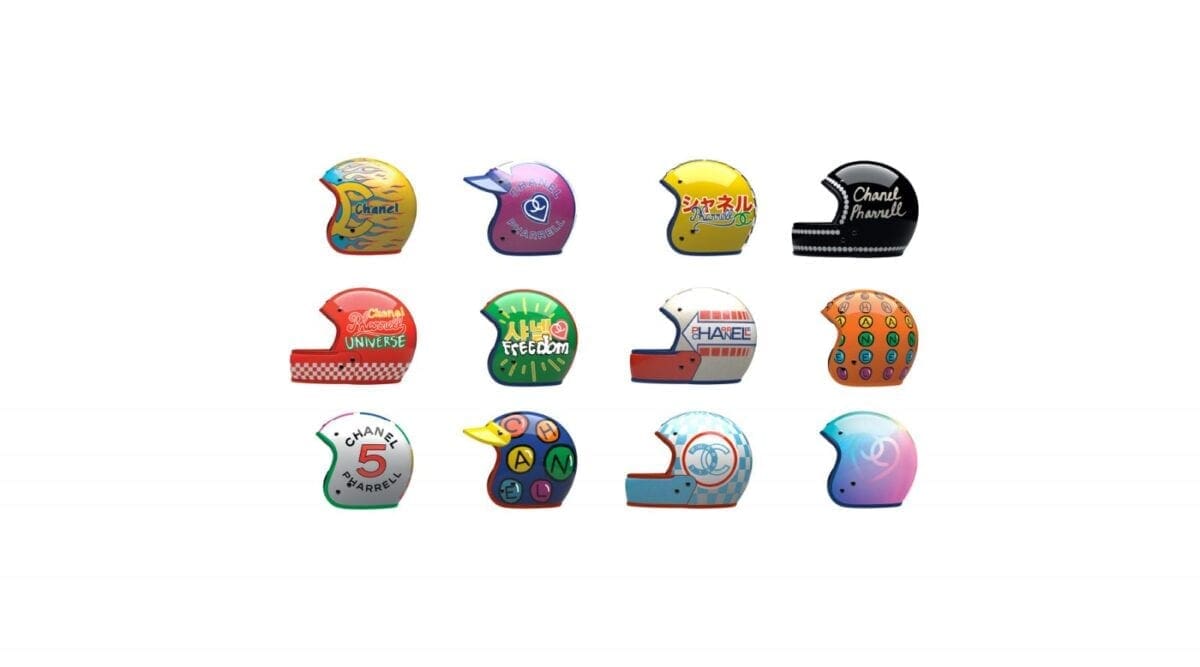 NEW GEAR: Veldt Helmets joins forces with Chanel and Pharrell Williams.