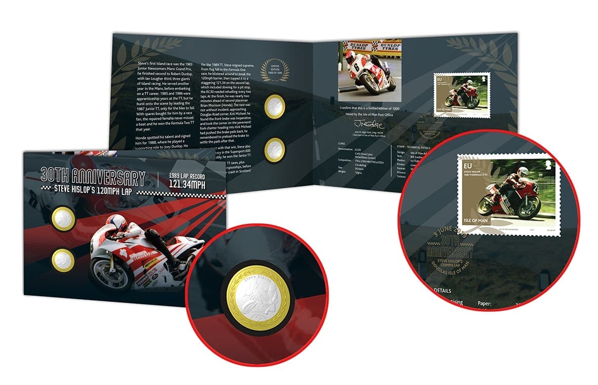 TT 2019: Steve Hislop remembered with two new coins and special stamp