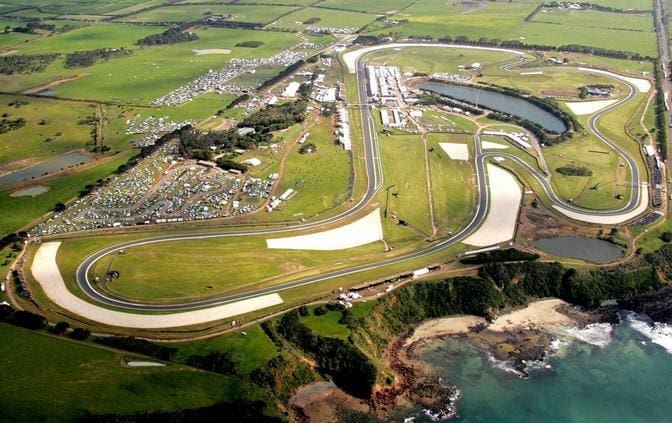 She's a big old place to be pushing a Superbike around...