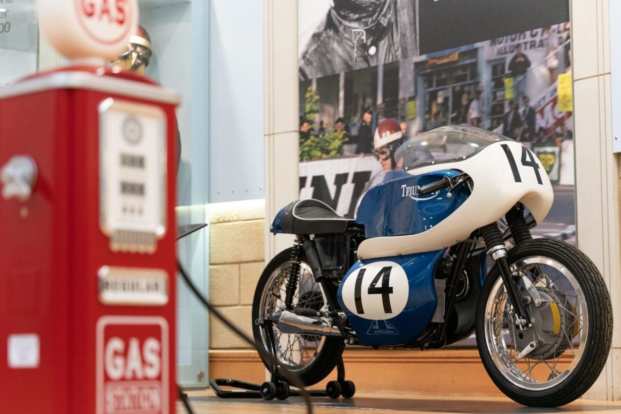 THE LEGENDARY TRIUMPH DAYTONA AT THE BRITISH MOTOR MUSEUM