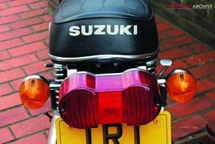 Suzuki GT185 classic Japanese motorcycle