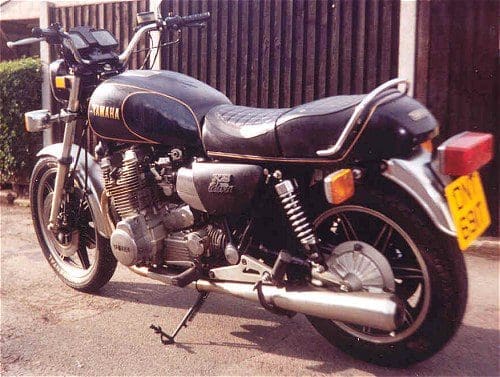 yamaha04102903 A bike so long it's impossible to get both the front and rear wheels in focus at the same time. Fact.