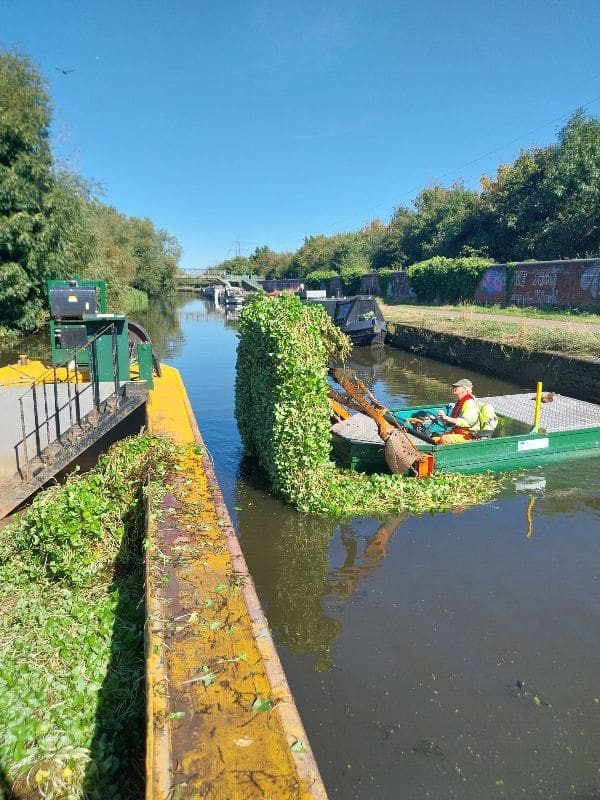 Weed removal is an essential part of waterways management and maintenance. ALL PHOTOS: THE ROTHEN GROUP
