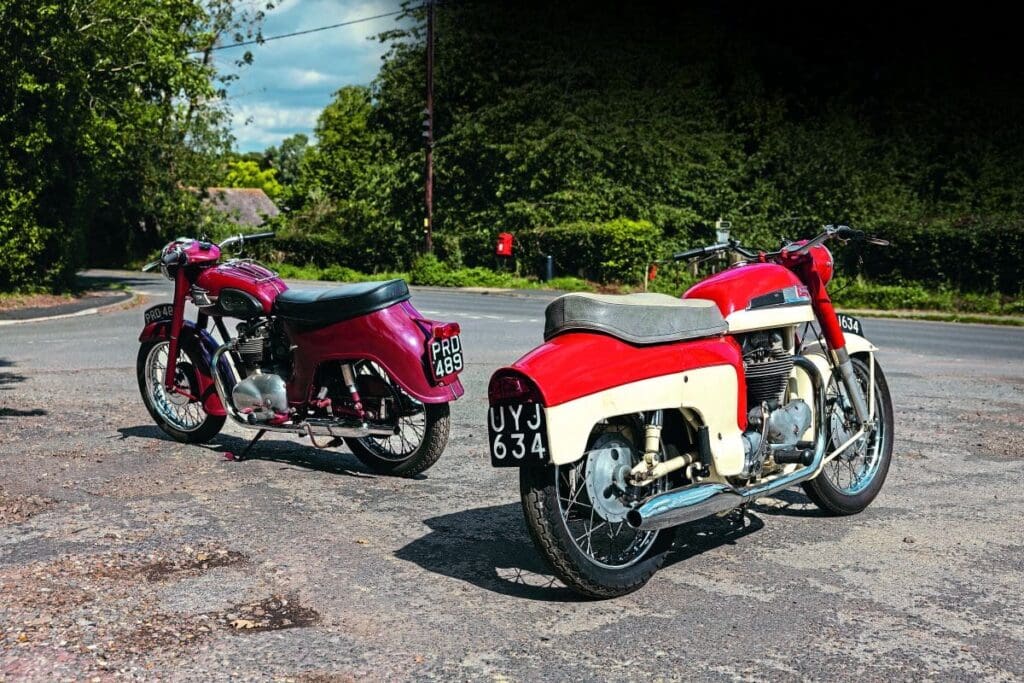 The 'bathtub' motorcycle trend: Triumph 5TA Speed Twin & Norton