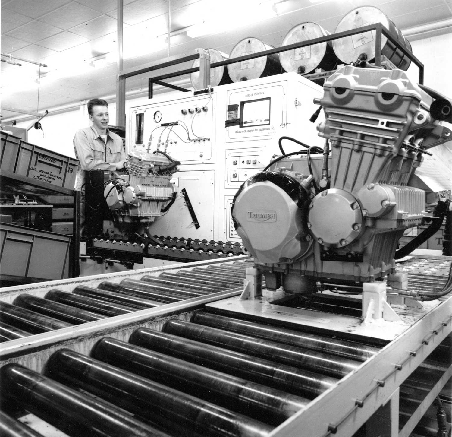 Modern technology was used in the development and manufacture of the motorcycles